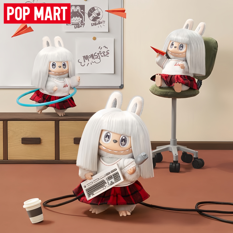 2026 Original POP MART THE MONSTERS LABUBU Hair Salon Series Vinyl Plush Pendant Blind Box Toys Desktop Decoration Surprise Gift
