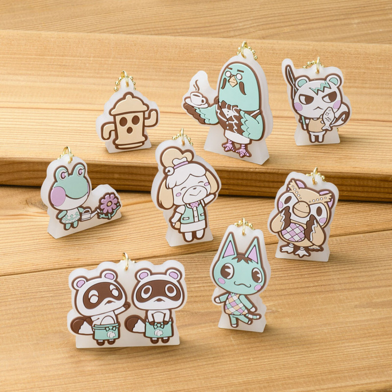 ANIMAL CROSSING Charm Keychain Set