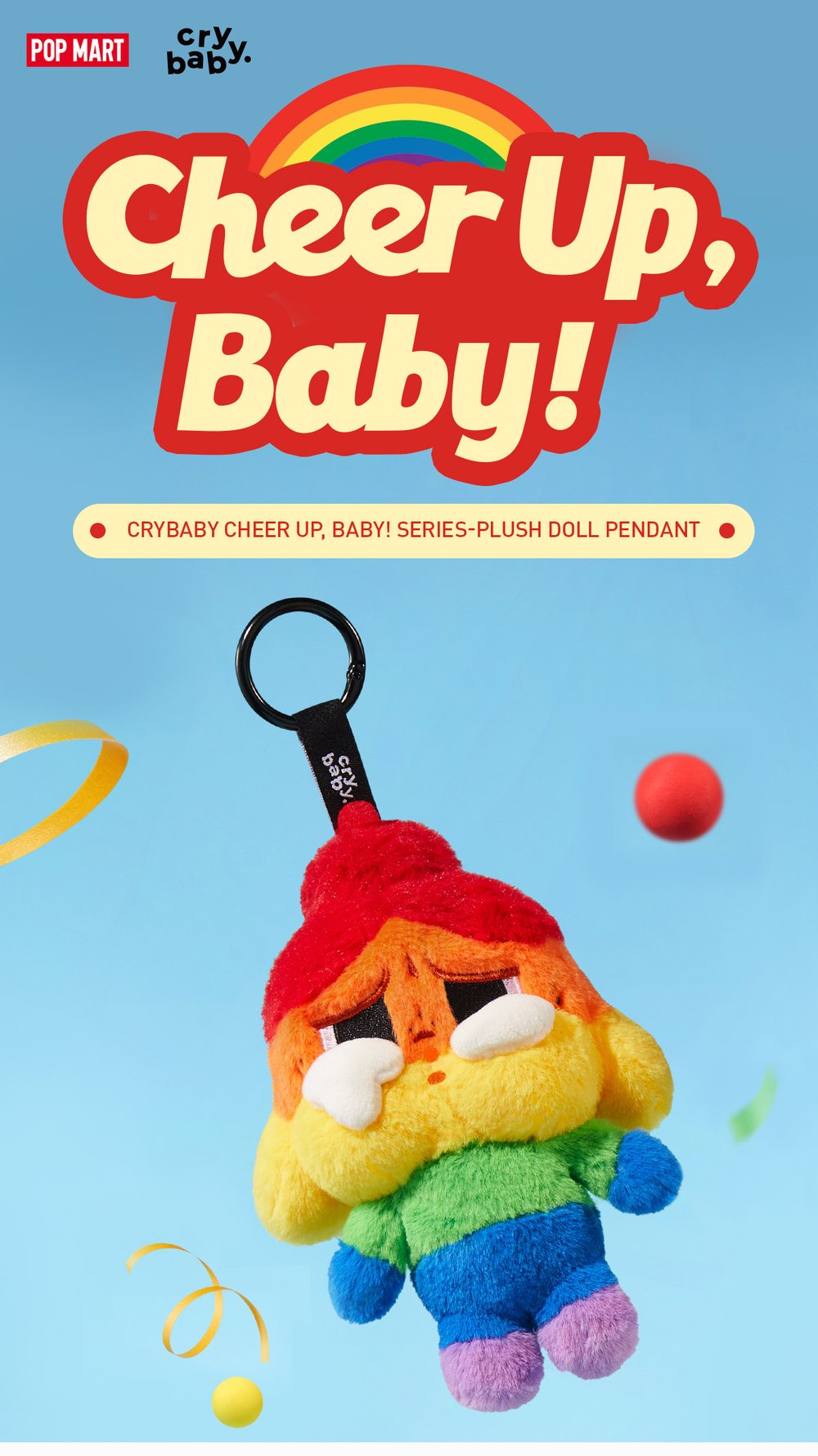 CRYBABY Charm Keychain Set