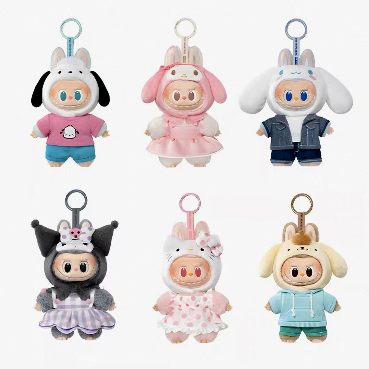 Genuine Pop Mart Labubu THE MONSTERS Sanrio Characters Series Blind Box Cute Cartoon Decor Collectible Toys Surprise Gifts