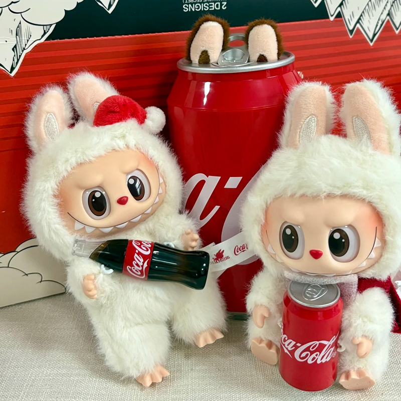 Genuine POPMART labubu THE MONSTERS Cola Vinyl Series Blind Box Fabric Pendant Gift Anime Action Figure Surprise xmas toys — THE MONSTERS / LABUBU wholesale supplier