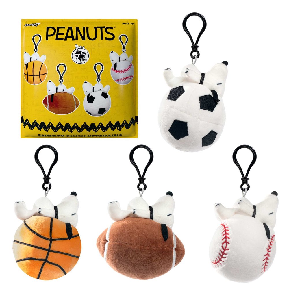 PEANUTS Charm Keychain Set