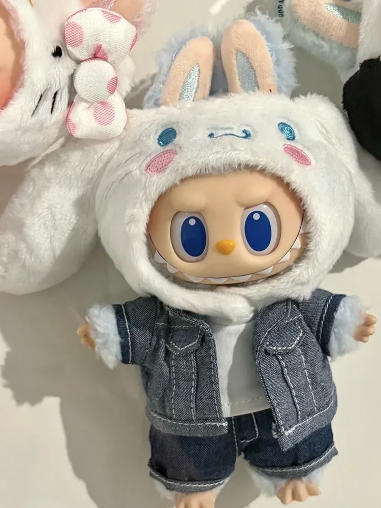 POP MART LABUBU THE MONSTERS Sanrio Series Vinyl Plush Blind Box Mystery Toys Cute Figure Doll Desktop Ornament Gift For Girls