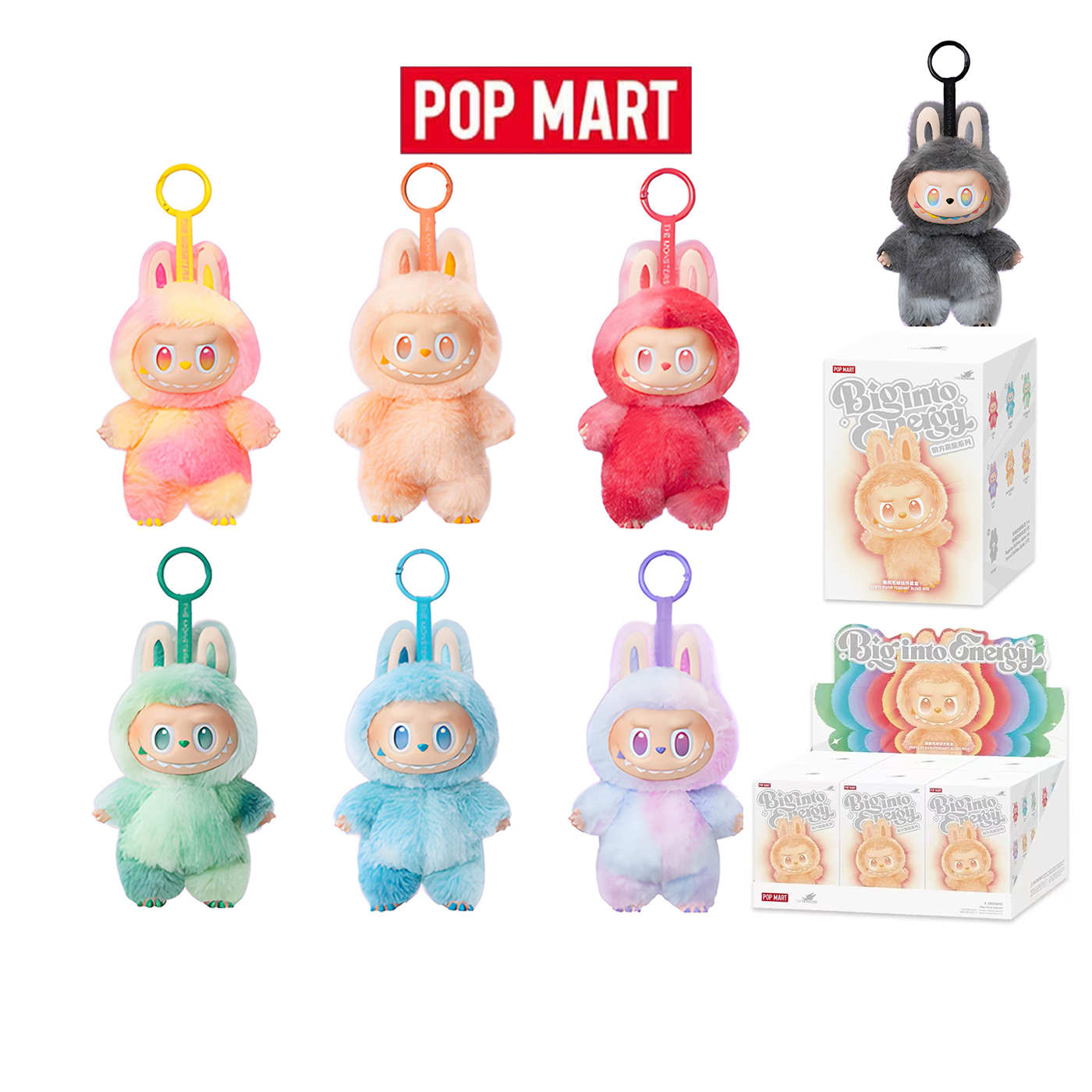 POP MART THE MONSTERS LABUBU 3.0 Big into Energy Blind Box Silky Vinyl Plush Guess Bag Surprise Gift