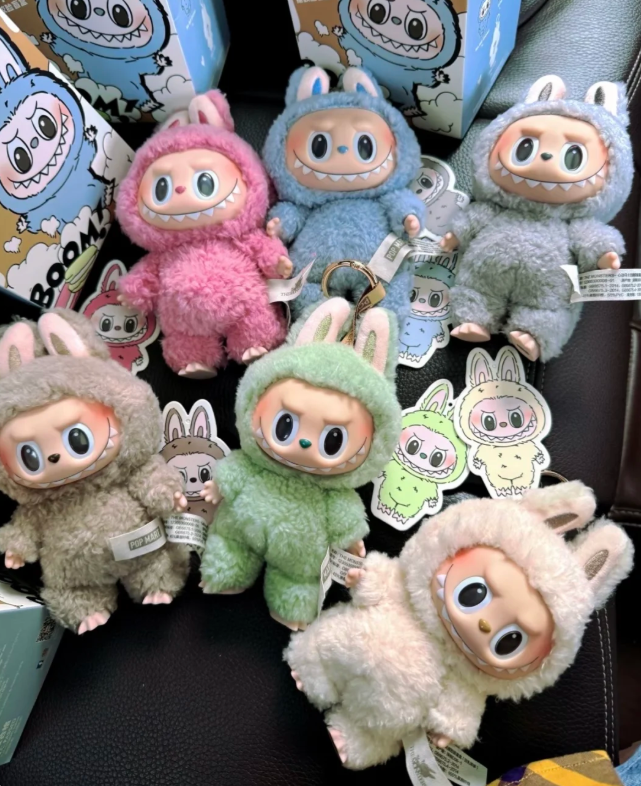 THE MONSTERS LABUBU Exciting Macaron Blind Box - POPMART Vinyl Plush Pendants, Surprise Unboxing, Perfect Birthday Gift for